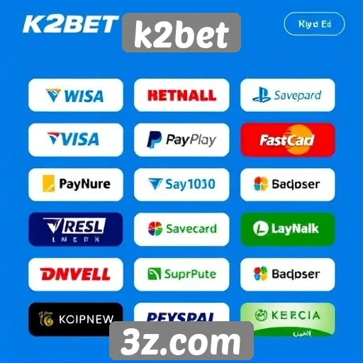 Opções de pagamento e retirada no k2bet